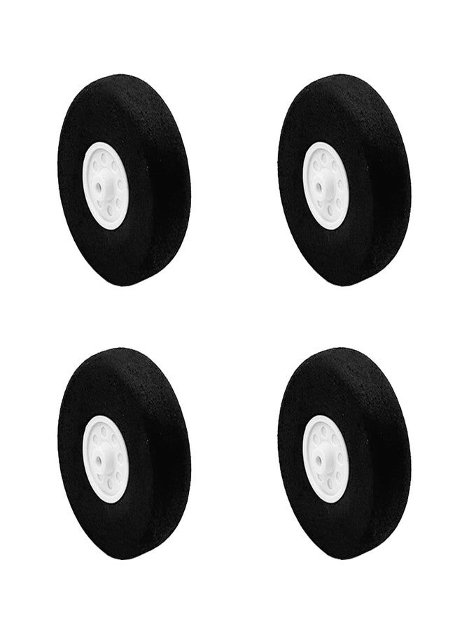 URIMPAVIDO 4PCS 2 Inch RC Airplane Wheels Light Foam Tire Wheels for RC Plane Aircraft DIY Model Plane Wheel Replacment Parts (4PCS 2Inch) - Image 1